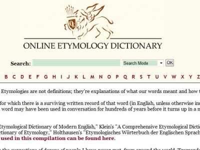 在线词源字典（Etymonline）